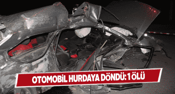 Üst geçidin ayağına çarpan sürücü yaşamını yitirdi