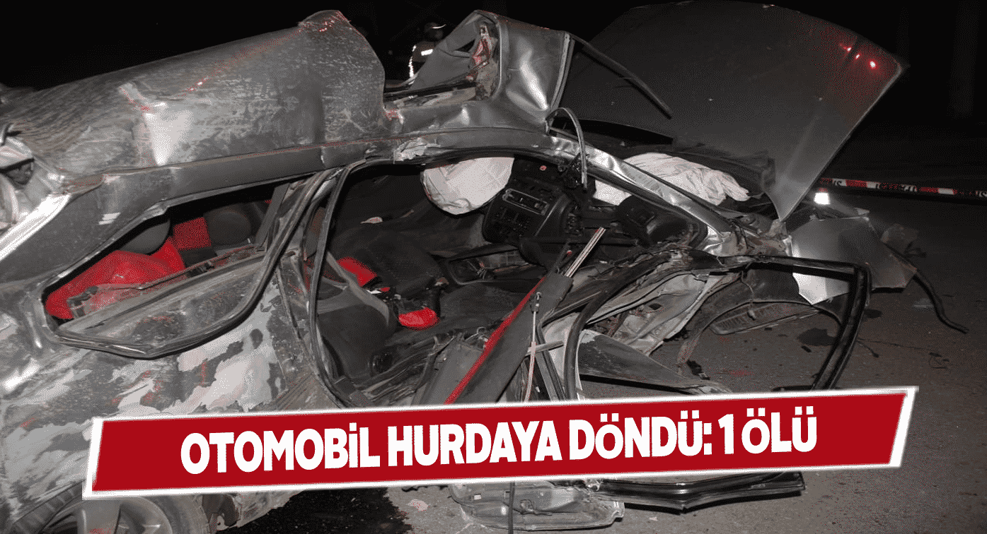 Üst geçidin ayağına çarpan sürücü yaşamını yitirdi