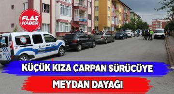 7 yaşındaki çocuğa çarpan kişi darp edildi