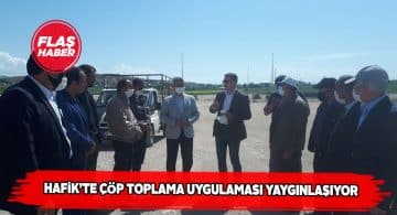 Hafik ilçesinde 10 köye daha çöp konteyneri yerleştirildi