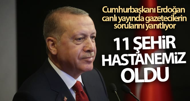 Cumhurbaşkanı Erdoğan gazetecilerin sorularını canlı olarak yanıtladı