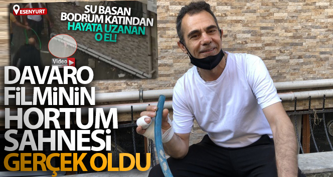 Davaro filminin hortum sahnesi Esenyurt’ta gerçekleşti
