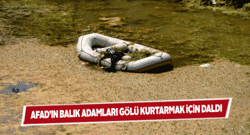 AFAD Dipsiz Göl’de derin bir temizlik yaptı