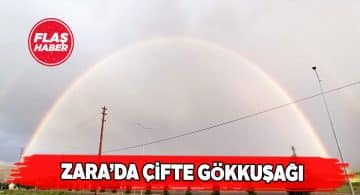 Zara’da yaşanan doğa olayı göz kamaştırdı