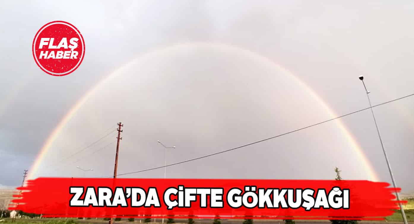 Zara’da yaşanan doğa olayı göz kamaştırdı