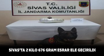 Sivas’ta Haziran ayında 3 kiloya yakın esrar yakalandı