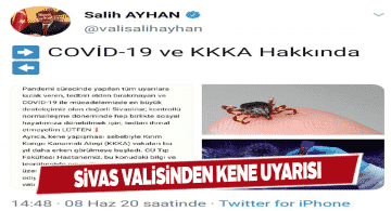 Vali Salih Ayhan kırsal alandaki vatandaşları uyardı