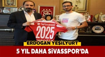 Sivasspor yıldız oyuncunun kontratını 5 yıl uzattı