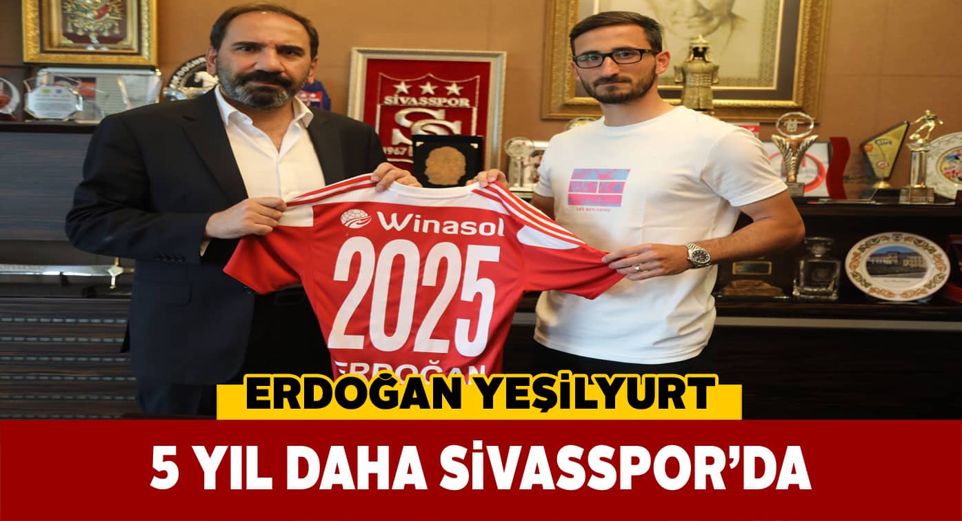 Sivasspor yıldız oyuncunun kontratını 5 yıl uzattı