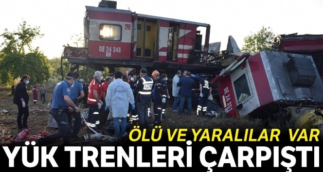 Malatya’da iki yük treni çarpıştı, ölü ve yaralı var: 1 ölü, 4 yaralı