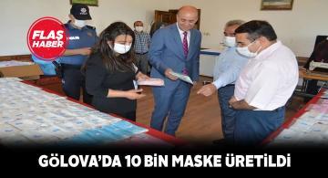 Gölova Halk Eğitim Merkezi’nden maske desteği