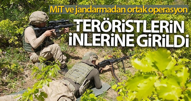 MİT ve jandarma ortak operasyonu: Teröristler güldü
