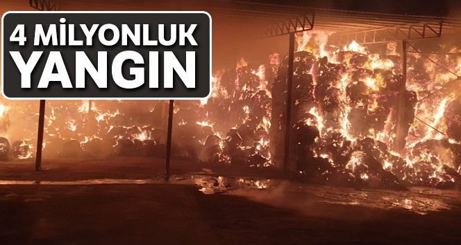 Niğde’de hayvan çiftliğinde yangın