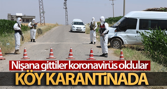 Nişanlandılar ve korona kaptılar