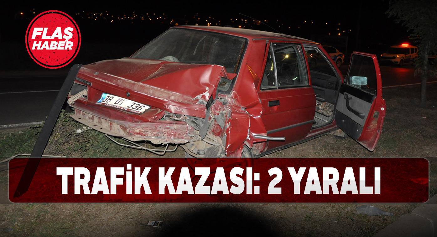 Çekici ile otomobil çarpıştı, 2 kişi yaralandı