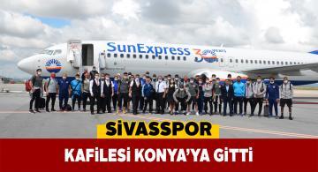 Sivassporlu futbolcular ve teknik heyet Konya’da