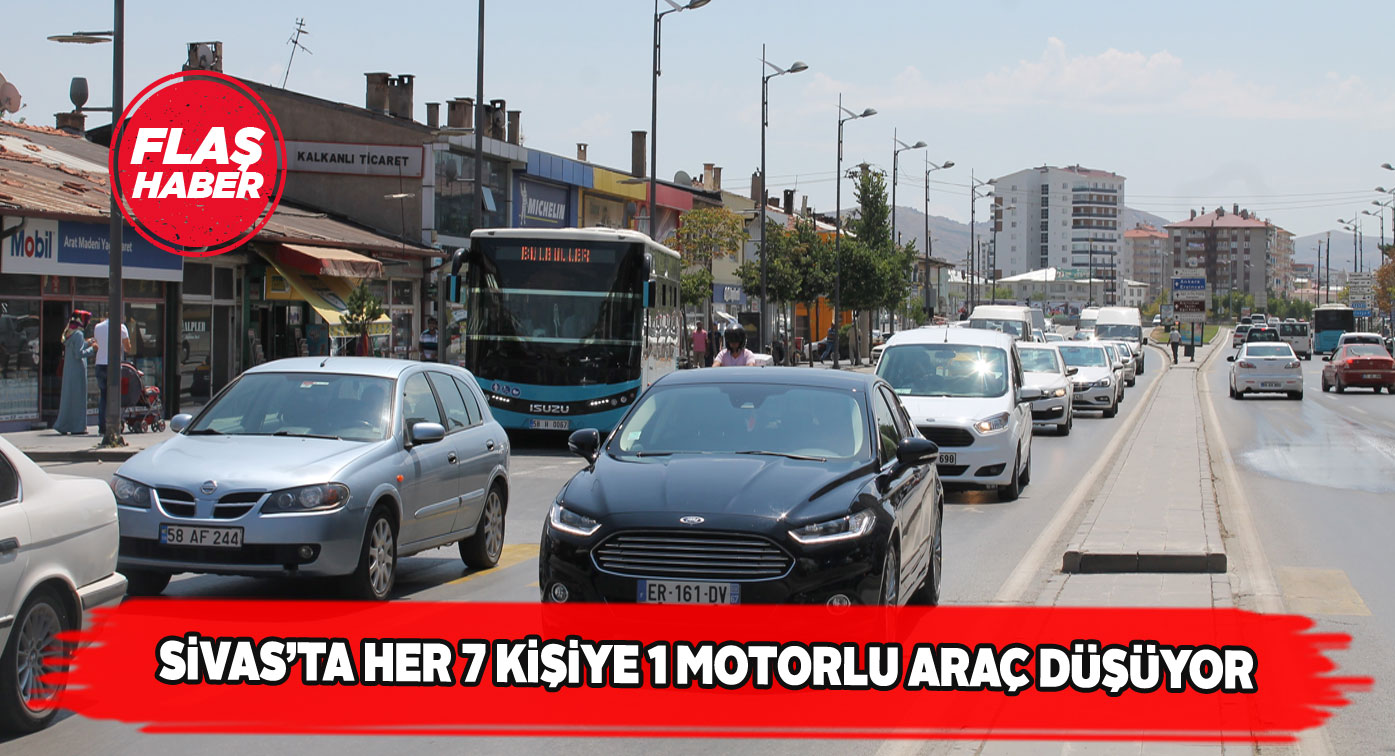 Sivas’taki araç sayısı 162 bini geçti