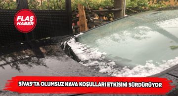 Sivas’ta soğuk havaların etkisi dinmedi