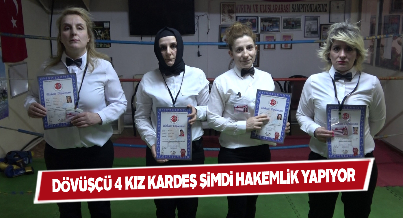 Sivaslı sporcu kız kardeşler hakemliğe başladı