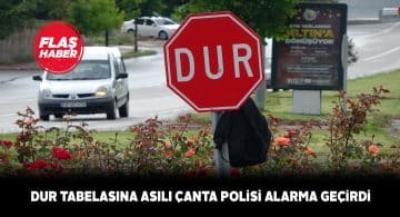 Şüpheli çanta hareketli saatler yaşanmasına sebep oldu