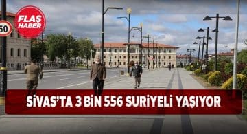 Sivas’taki Suriyelilerin nüfusu açıklandı