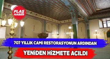 Altınyayla ilçesindeki tarihi caminin restorasyonu tamamlandı