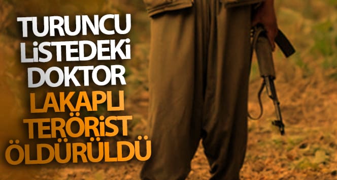 Tunceli’de Turuncu Listede ‘Doktor’ isimli terörist öldürüldü