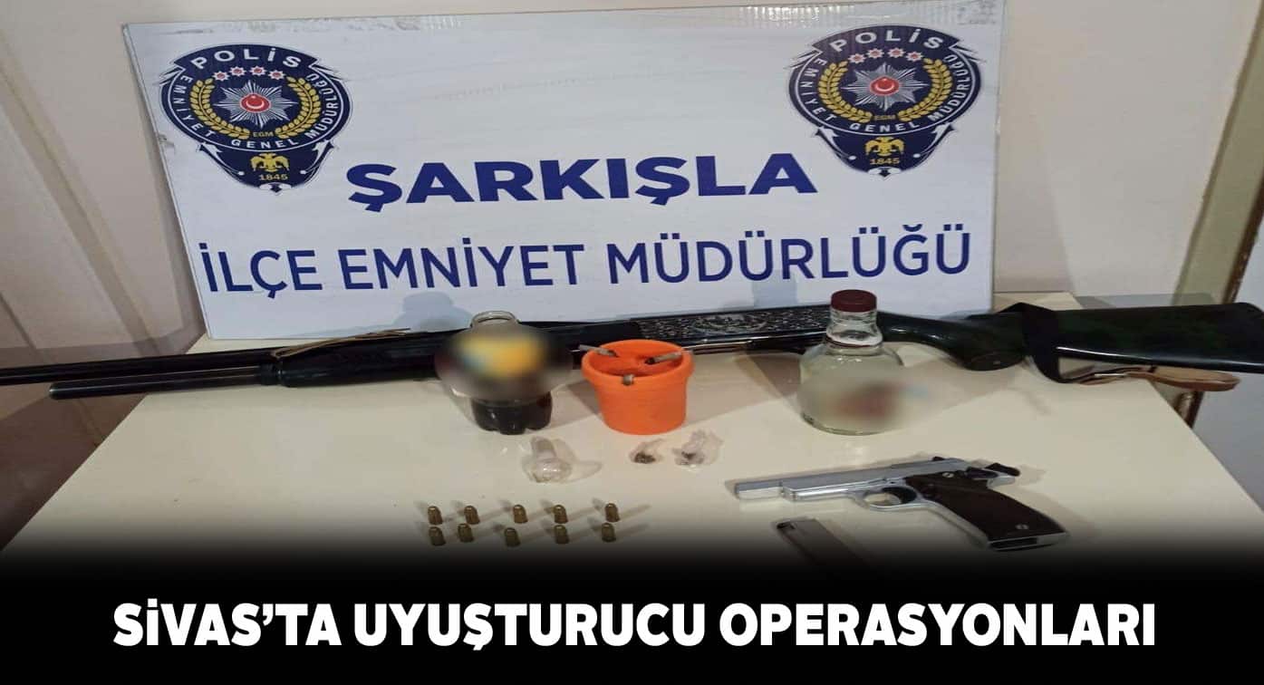 Sivas’ta uyuşturucu satan 2 kişi tutuklandı