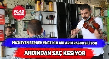 Sivaslı berber mesleğe apayrı bir vizyon kazandırdı