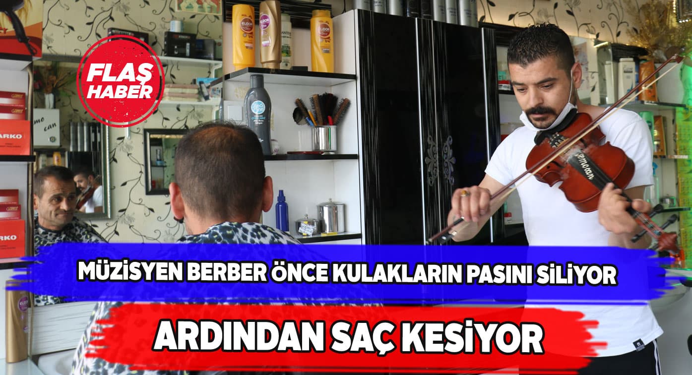 Sivaslı berber mesleğe apayrı bir vizyon kazandırdı