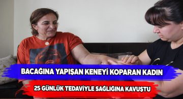 Vücudundaki keneyi kendisi çıkaran kadın hastalığı atlattı