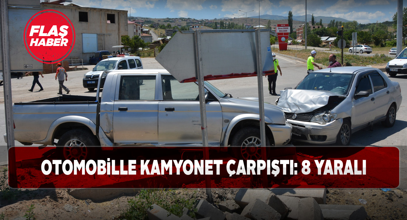 Suşehri’nde gerçekleşen kazada 8 kişi yaralandı