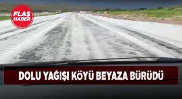 Çeltek köyünde yollar bembeyaz oldu