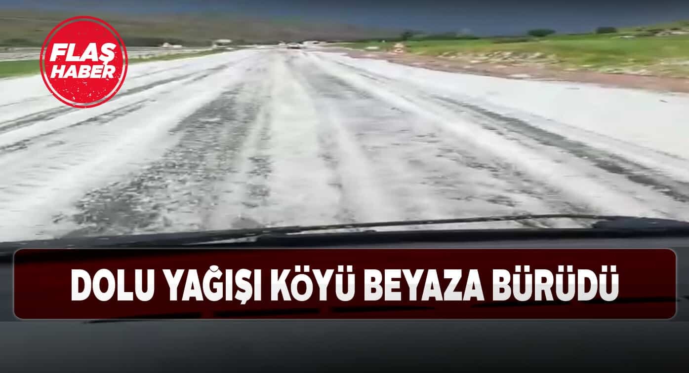 Çeltek köyünde yollar bembeyaz oldu