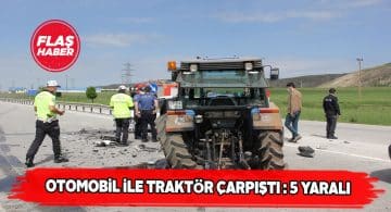 Zara’da feci kaza : 5 yaralı