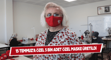 Sivas’ta vatandaşlara 15 Temmuz temalı maske dağıtılacak