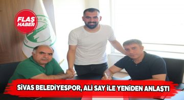 Sivas Belediyespor stoper Ali Say ile masaya oturdu