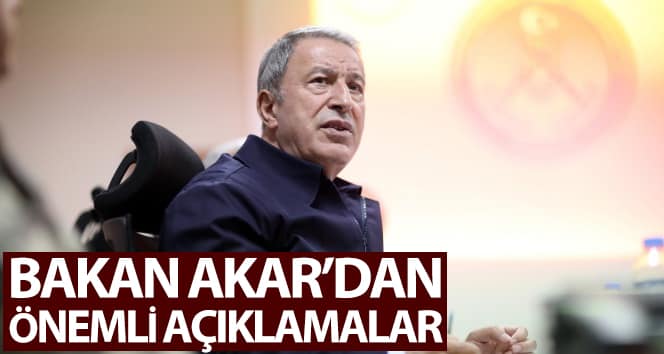 Bakan Akar: ‘Pençe Operasyonu’nda şu ana kadar 62 terörist etkisiz hale getirildi’