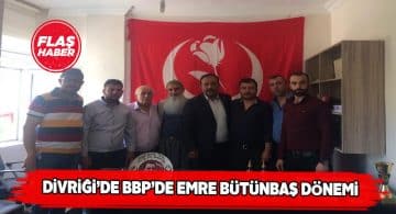 BBP Divriği İlçe Başkanlığına Emre Bütünbaş seçildi