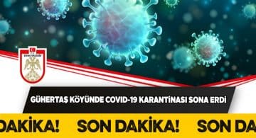 Zara’da bir köyde uygulanan karantina tedbiri son buldu