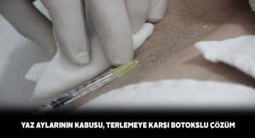Botoks yöntemiyle terlemenin önüne geçmek mümkün