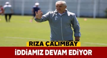 Çalımbay şampiyonluk hakkında ümitli konuştu