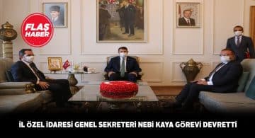 Sivas İl Özel İdaresi’nde devir teslim töreni