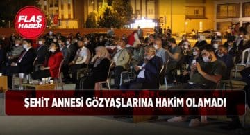 15 Temmuz etkinliğinde duygusal anlar yaşandı