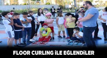 Sivas Millet Bahçesi’nde floor curling heyecanı