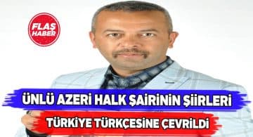 Gemerekli Şair Çarboğa, Azeri şairin şiirlerini çevirdi