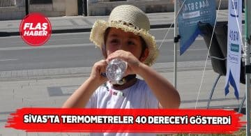 Hava sıcaklıkları Sivaslıları bunaltmaya başladı