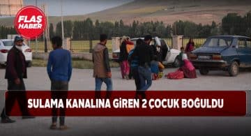 Yıldızeli ilçesinde kanala giren 2 çocuk hayatını kaybetti