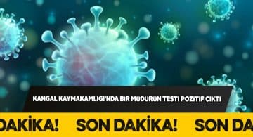 Kangal Kaymakamlığı’nda Covid-19 şoku