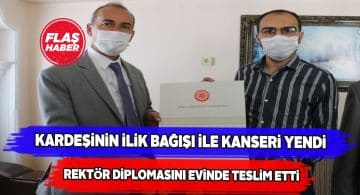 Önce kanseri yendi, sonra diplomasını aldı